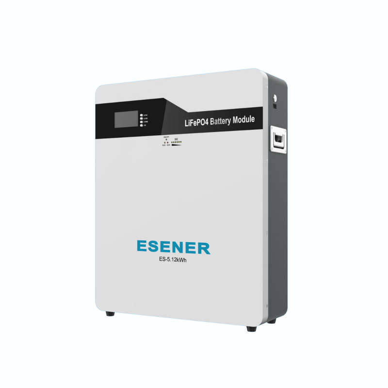5.12kWh ESENER 51.2V 100Ah LiFePo4 Smart Battery Module