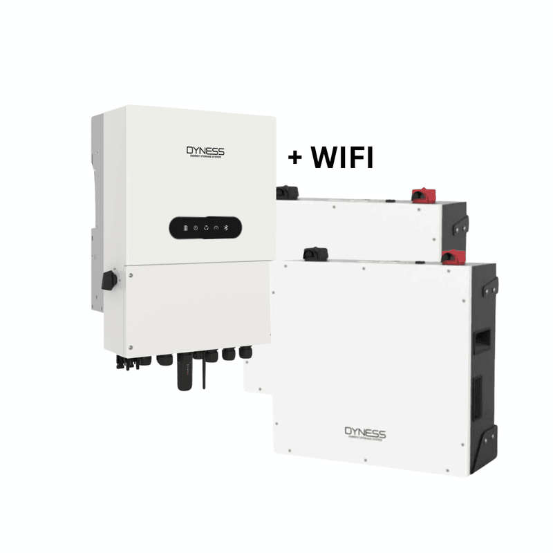 Dyness 8KVA Hybrid Inverter (Single Phase) LV + 2x 5.12kWh BX51100 Lithium Ion Batteries  WiFi...