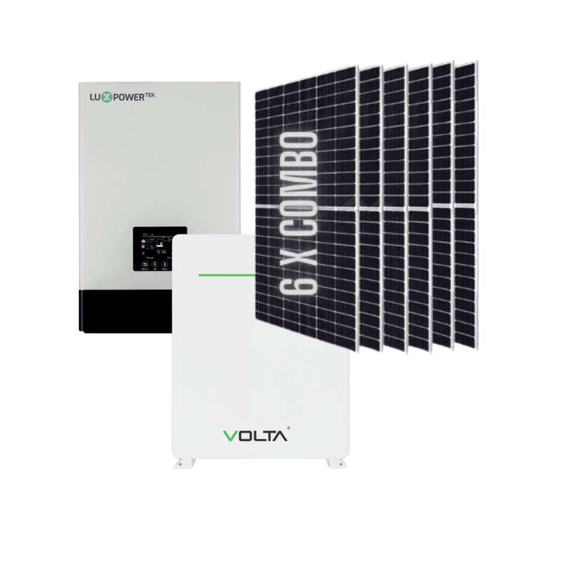 5KVA LuxPower Hybrid Inverter MPPT + Volta 5.12kWh (STAGE 1 / NEW GEN) Lithium Battery + 6 x 545W...