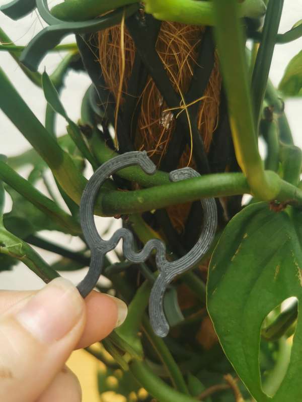 Green Plant Clips (Set of 6)