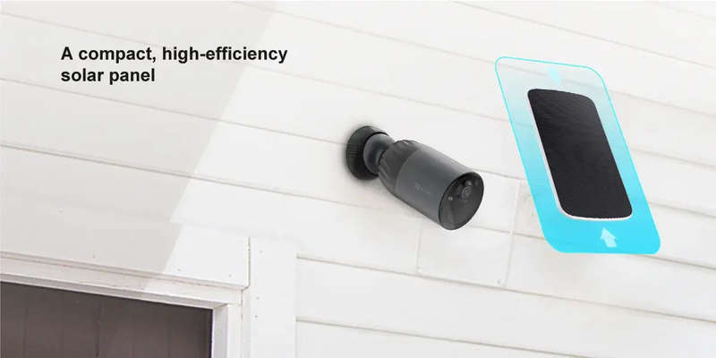 EZVIZ BC1C 4K WiFi Battery Camera (8MP) Solar Panel Kit