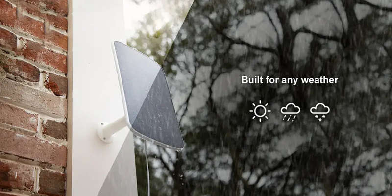 EZVIZ BC1C 4K WiFi Battery Camera (8MP) Solar Panel Kit