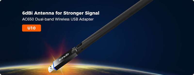 Tenda AC650 Dual-band Wireless USB Adapter