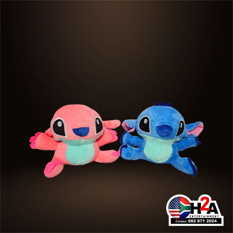Stitch and Angel Plush (16cm)  Disney Stuffed Toys