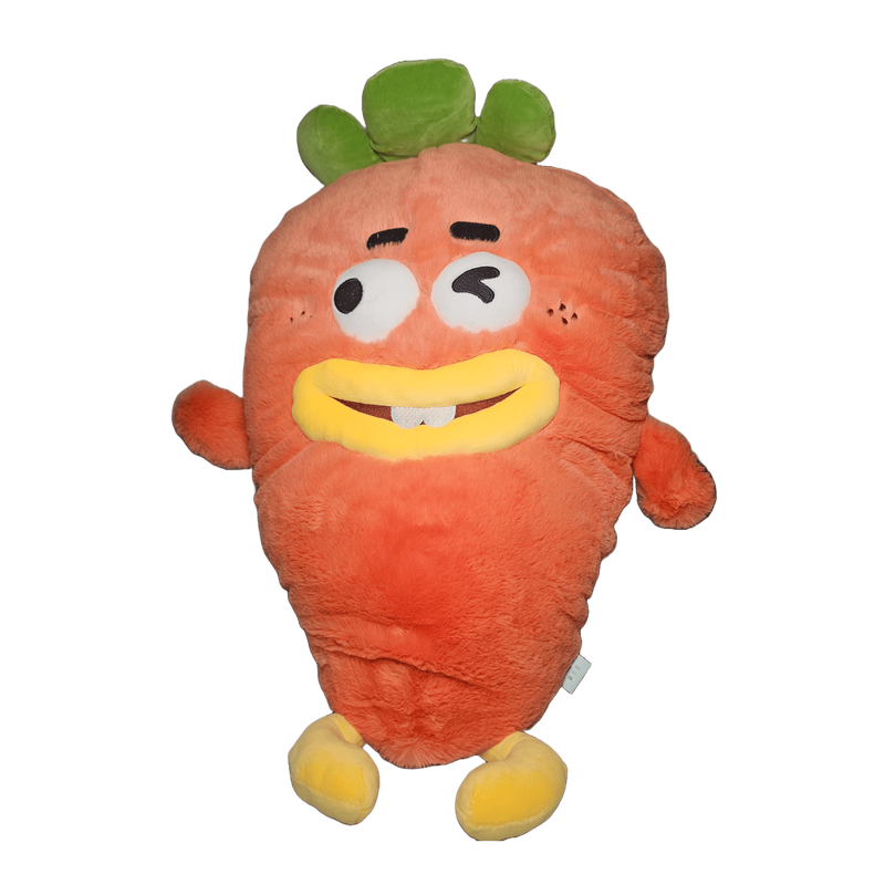 Big Carrot Plush (65cm)  Soft & Fun Stuffed Toy
