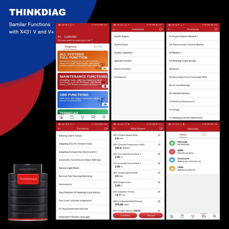 Thinkcar Thinkdiag Full System Diagnostic Tool