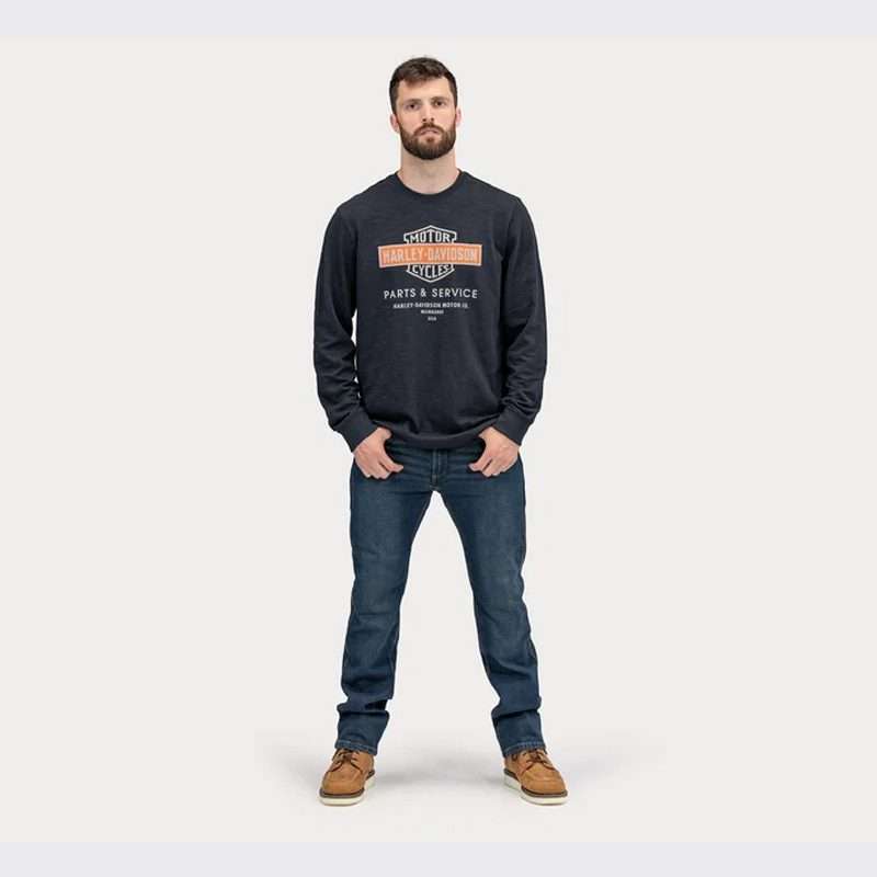 Men's Oil Can Bar &amp; Shield Slub Jersey Graphic Tee - XL