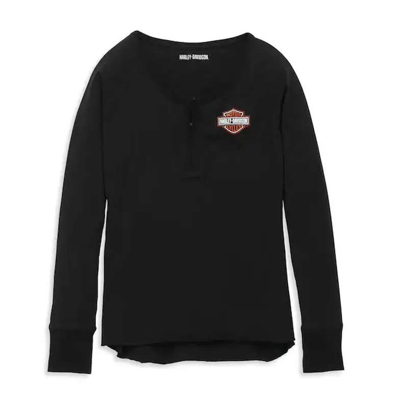 Women's Iconic 1/4-Zip Front Henley - XL