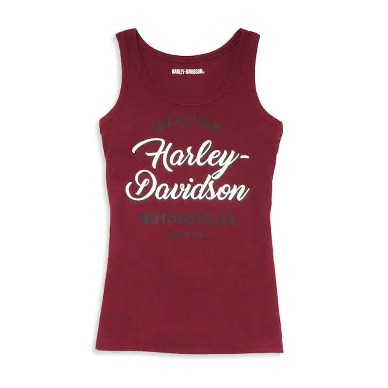 Women's Silver Wing Script Font Tank - L