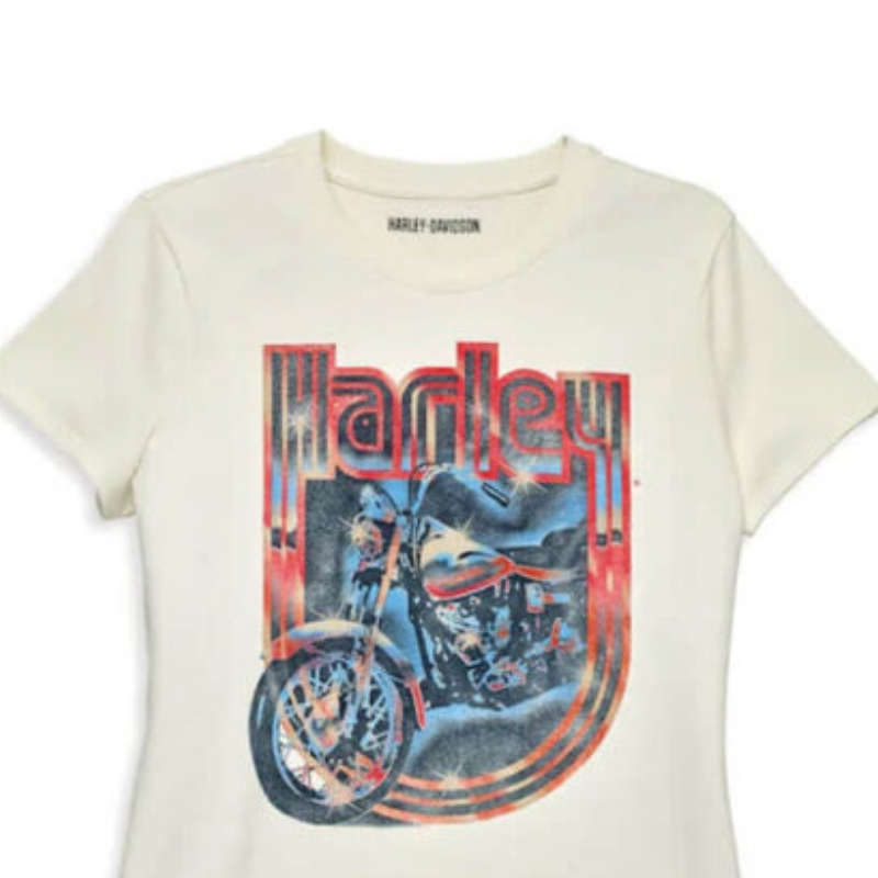Women's Retro Bike Graphic Tee - 2XL
