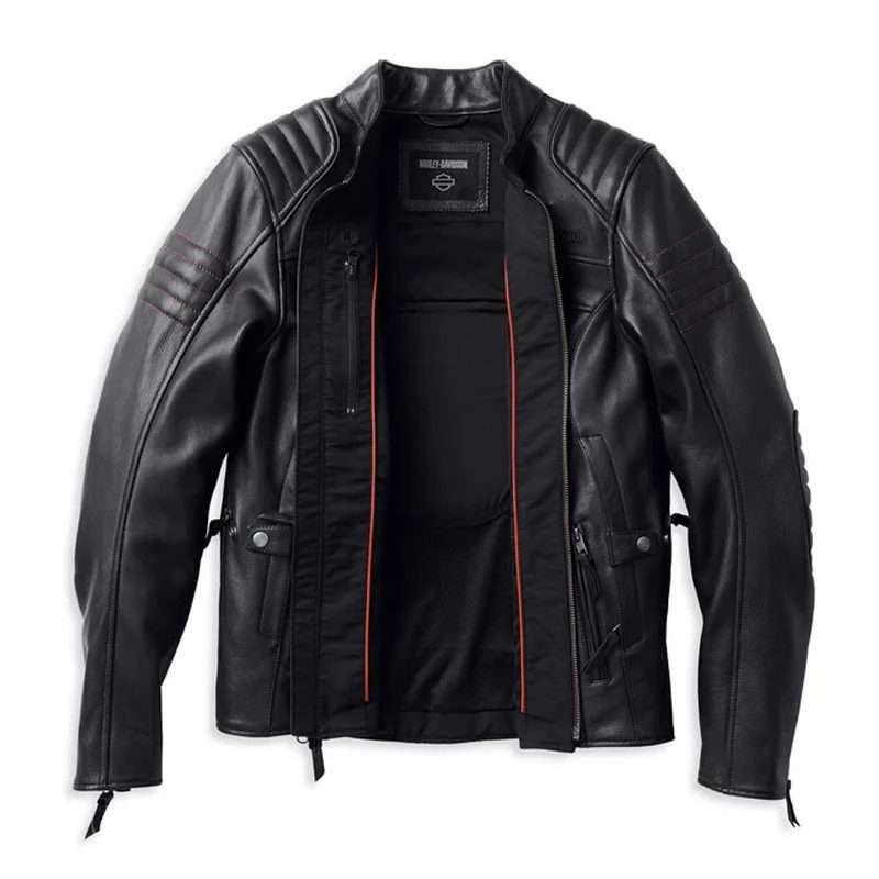 Womens Heather Avenue Triple Vent System Leather Jacket - XL