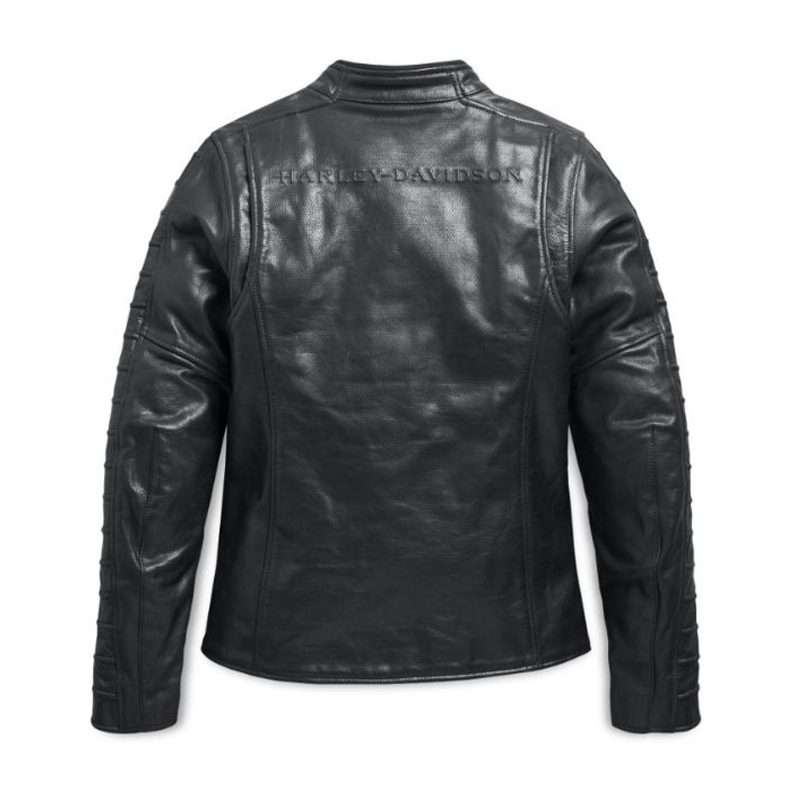 Women's Ozello Perforated Leather Jacket - L