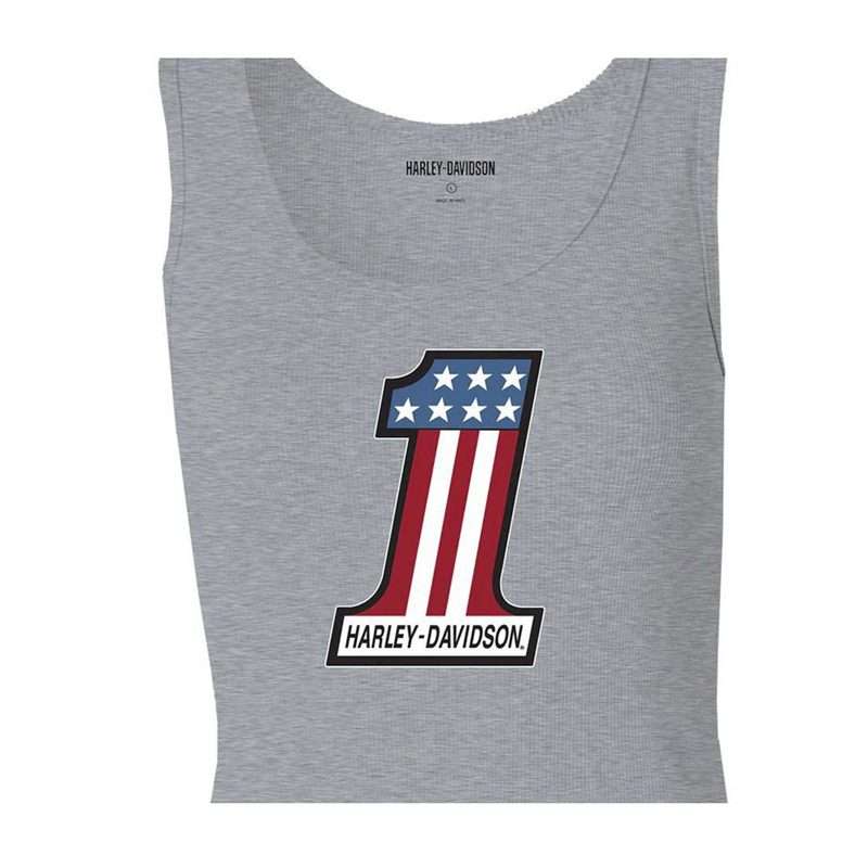Harley Davidson Women's Ultra Classic #1 Race Tank - L