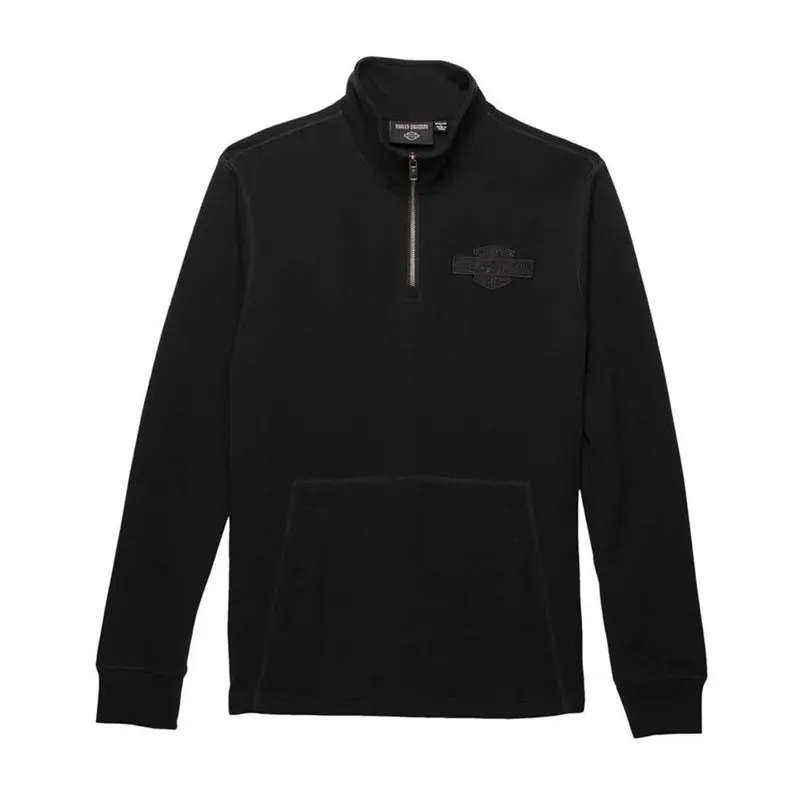 Men's Bar & Shield 1/4 Zip Pullover - 2XL
