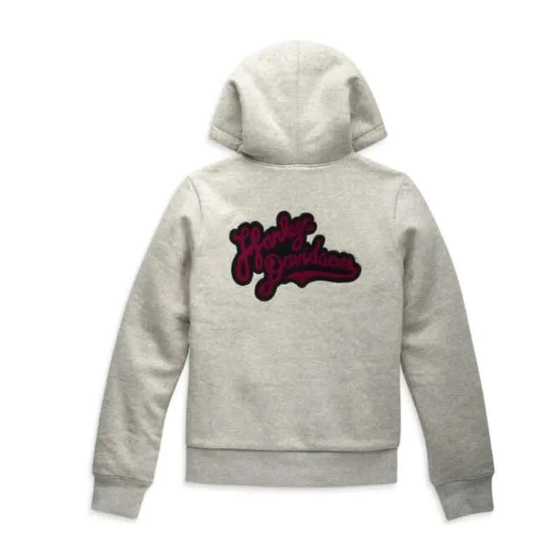 Women's Road Home Sherpa Lined Zip Front Fleece - Light Grey Heather - XL