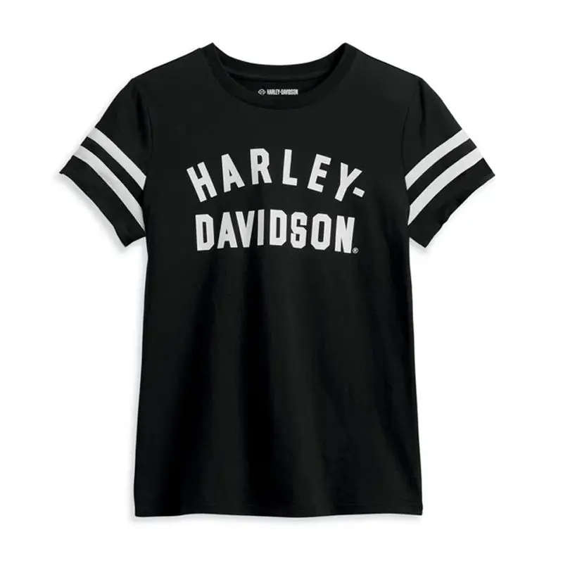 Women's Forever Sleeve Striped Tee - L