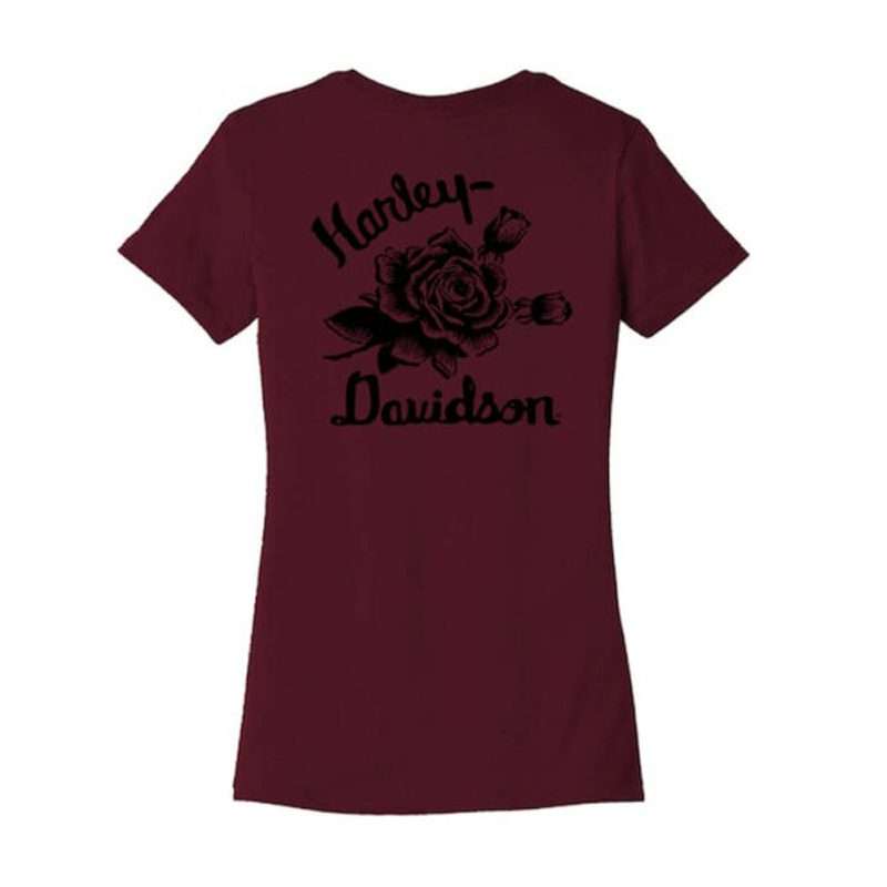 Women's Forever Roses Back Print Tee - XL