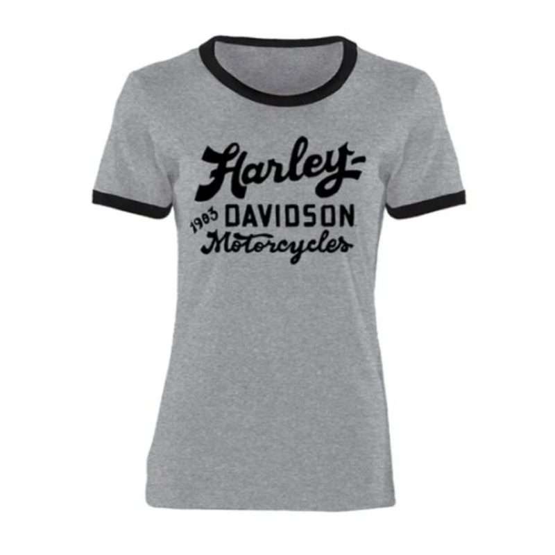 Women's Essential Harley Heather Ringer Tee - XL