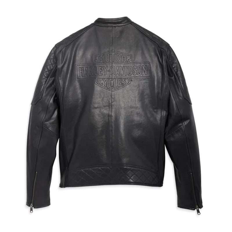 Mens Mechanic Leather Jacket - L