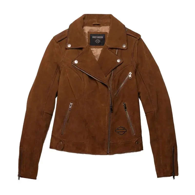 Women's Transcendent Distressed Leather Jacket - M