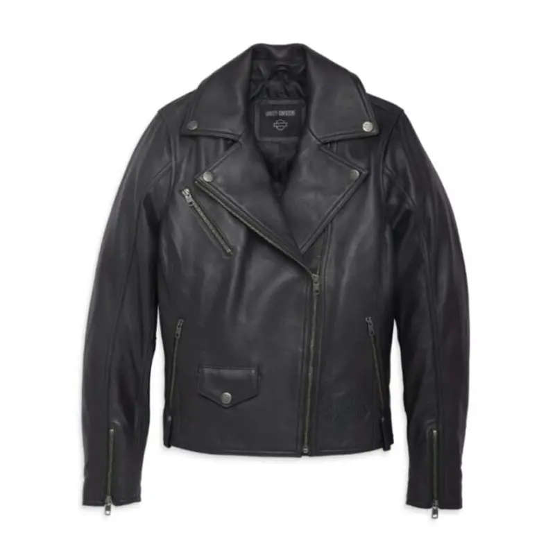 Womens Craftsmanship Leather Jacket - L