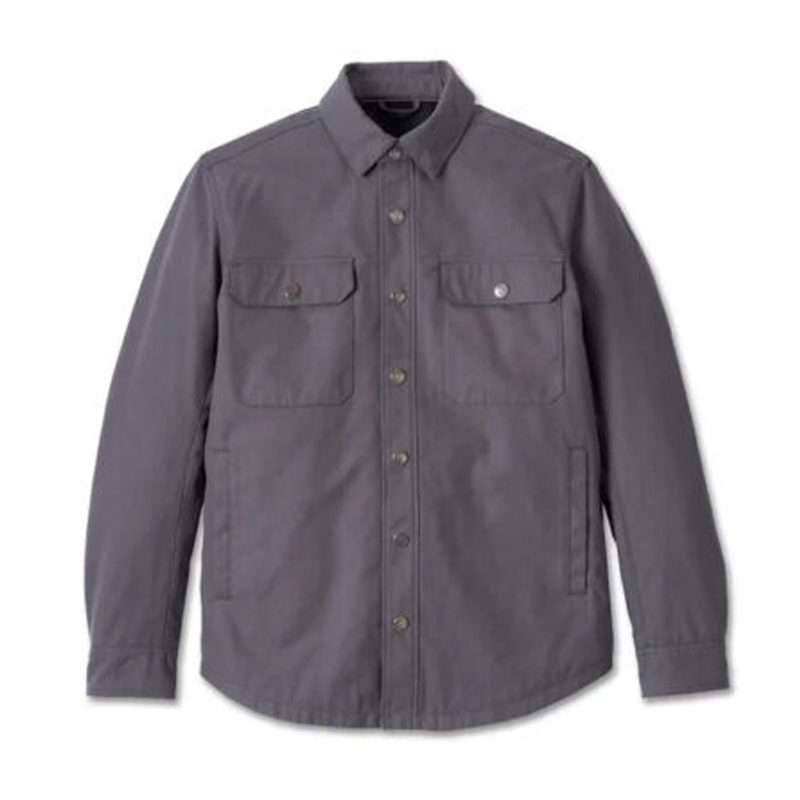 Men's Operative Riding Shirt Jacket - Grey Heather - XL
