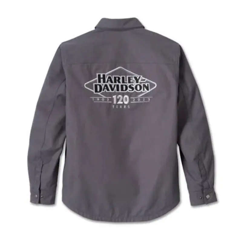 Men's Operative Riding Shirt Jacket - Grey Heather - XL