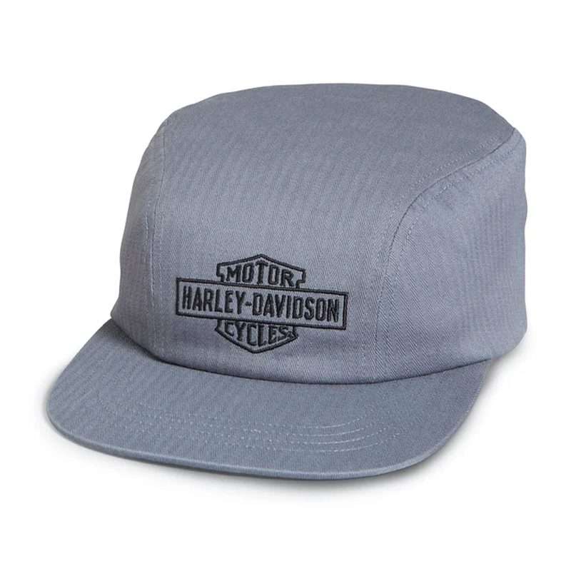 Mens Bar &amp; Shield Mechanic Cap  Storm Blue