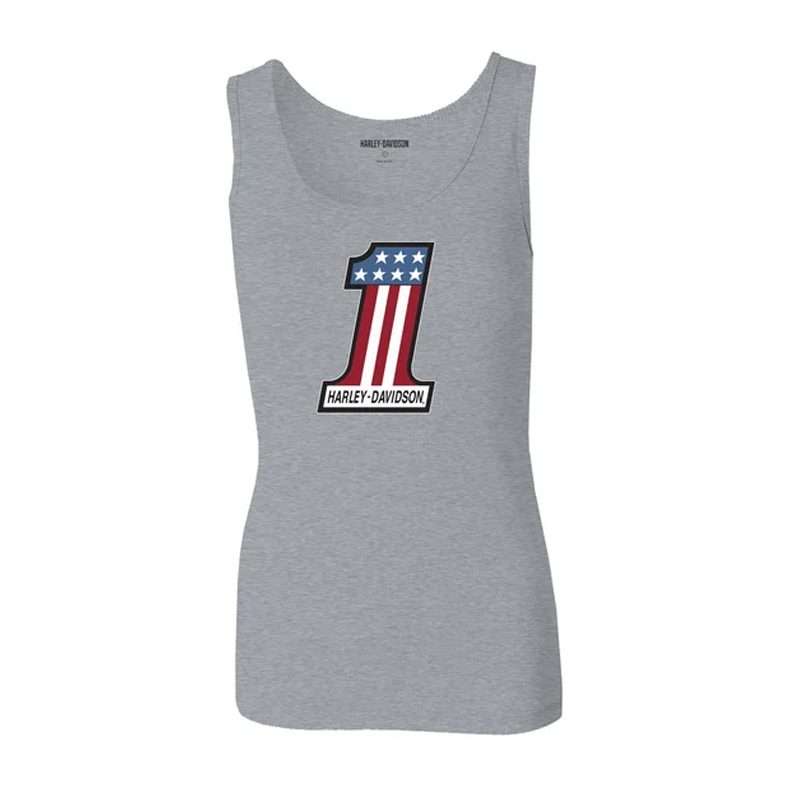 Harley Davidson Women's Ultra Classic #1 Race Tank - L