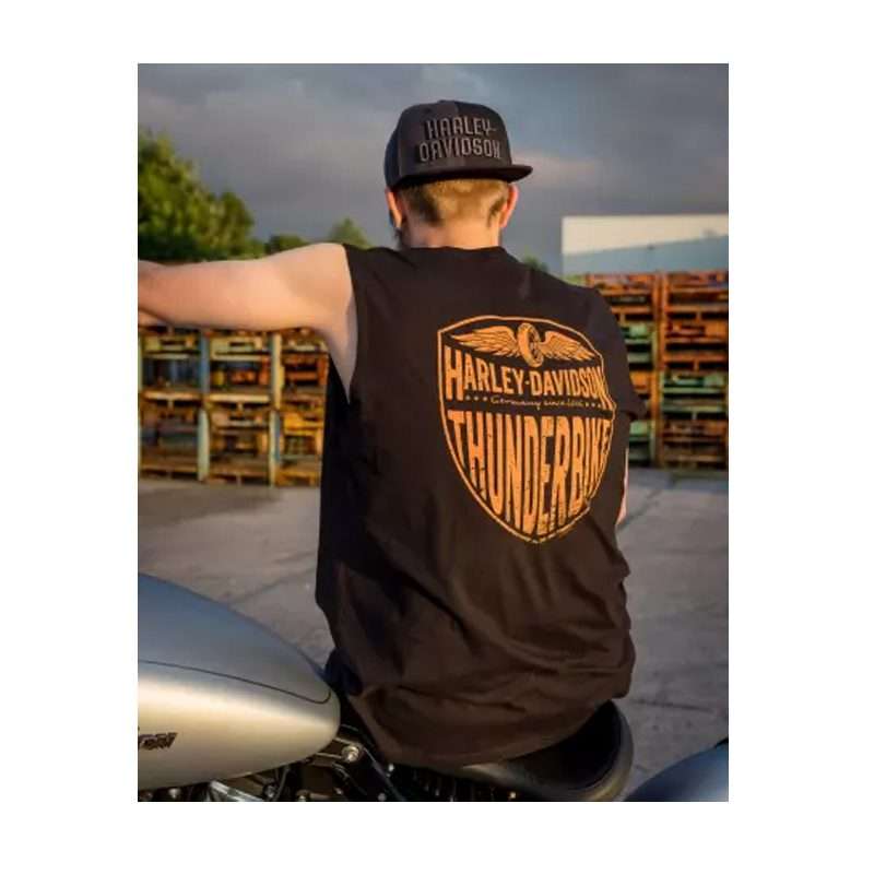 Muscle Shirt Bar &amp; Shield - M