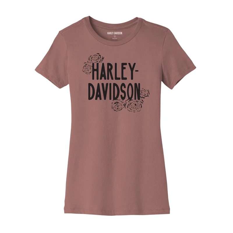 Women's Forever Roses Tee - Ash Rose - XS