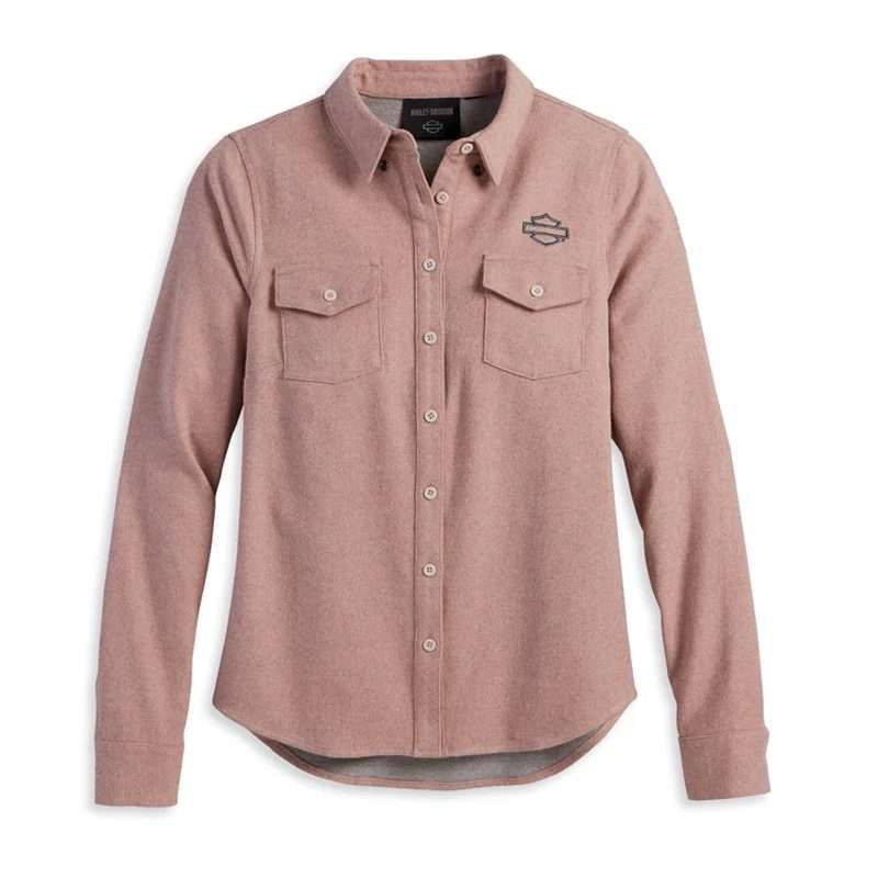 Women's Chrome Warrior Melange Shirt - Ash Rose - XL