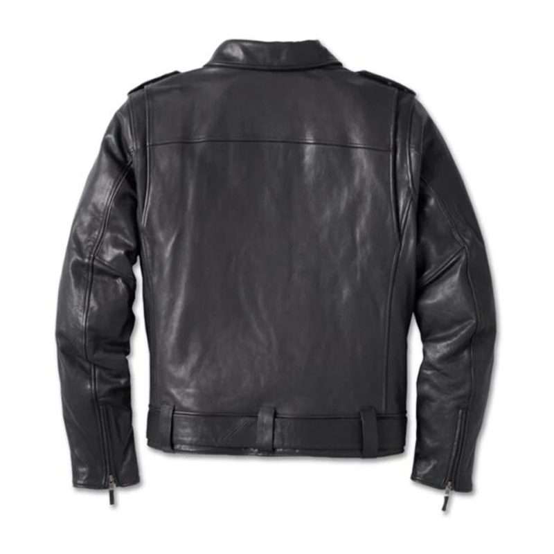 Men's 120th Anniversary Cycle Champ Leather Biker Jacket - M