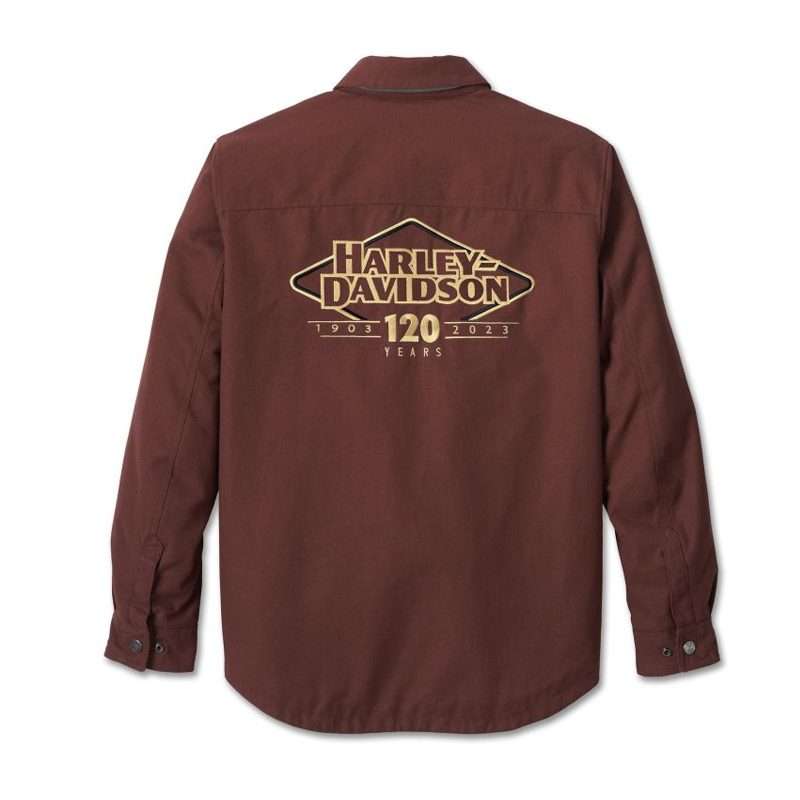 Men's 120th Anniversary Operative Riding Shirt Jacket - Rum Raisin - L