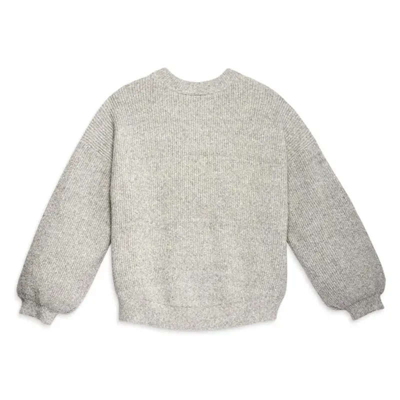 Womens Craftsmanship Sweater - Light Grey Marl - XL