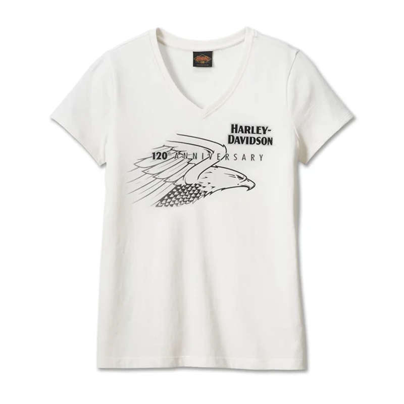 Womens 120th Anniversary United V-Neck Tee - XL