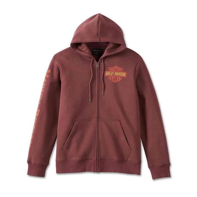 Men's Classic Eagle Zip-Up Hoodie - S