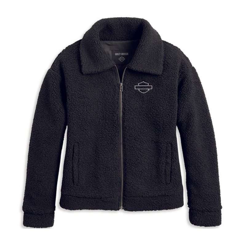 Women's Enchanted Sherpa Jacket - Black Beauty - L