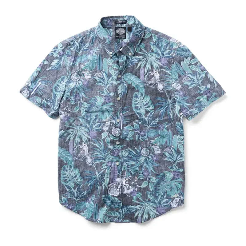 Harley-Davidson x Reyn Spooner Hawaiian Shirt - Black - XL