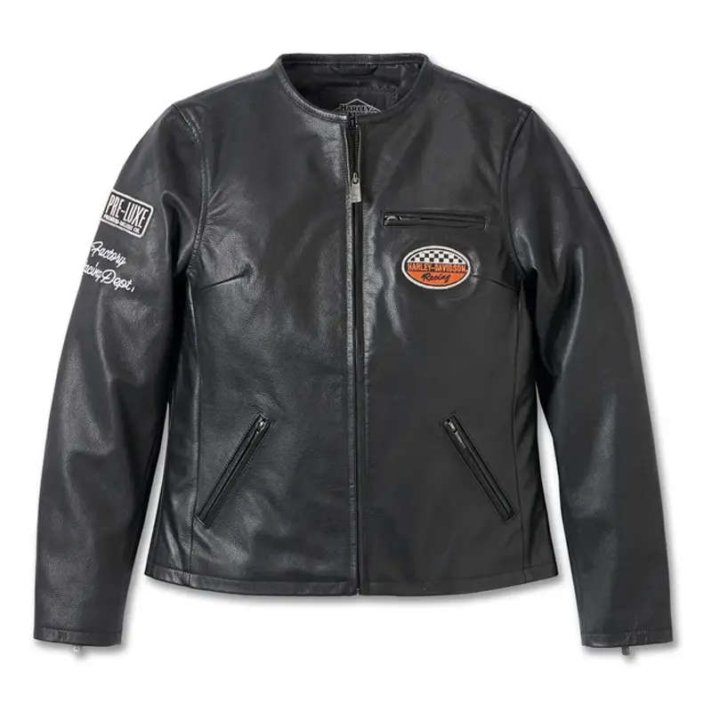 Women's 120th Anniversary Cafe Racer Leather Jacket - XL