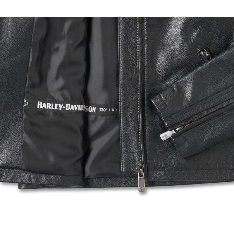 Women's 120th Anniversary Cafe Racer Leather Jacket - XL
