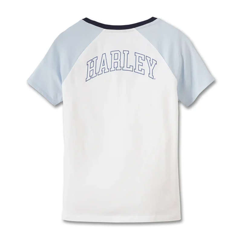Women's United Raglan Tee - Colorblocked - Bright White - L
