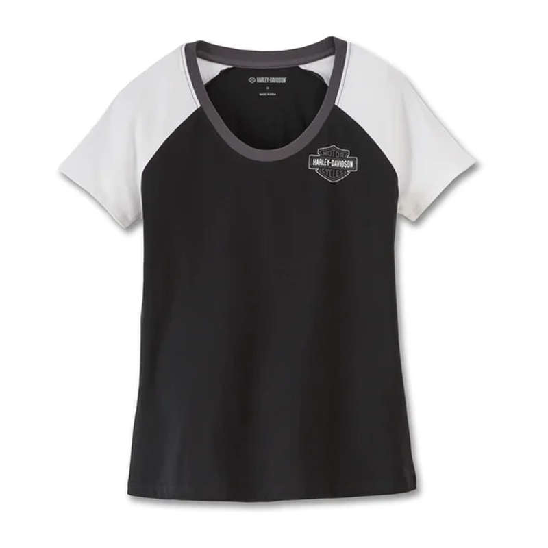 Women's United Raglan Tee - Colorblocked - Black Beauty - 1W