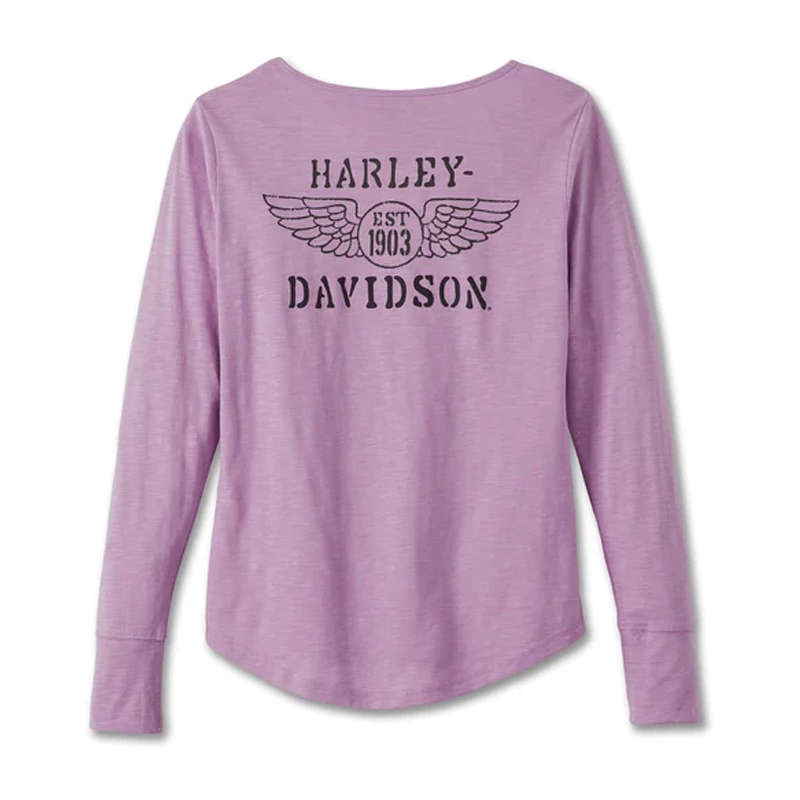 Women's Hero Long Sleeve Knit Top - Lavender Herb - S