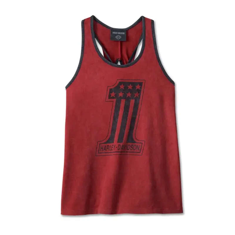 Women's National Anthem Twist Back Tank - Winery - 1W