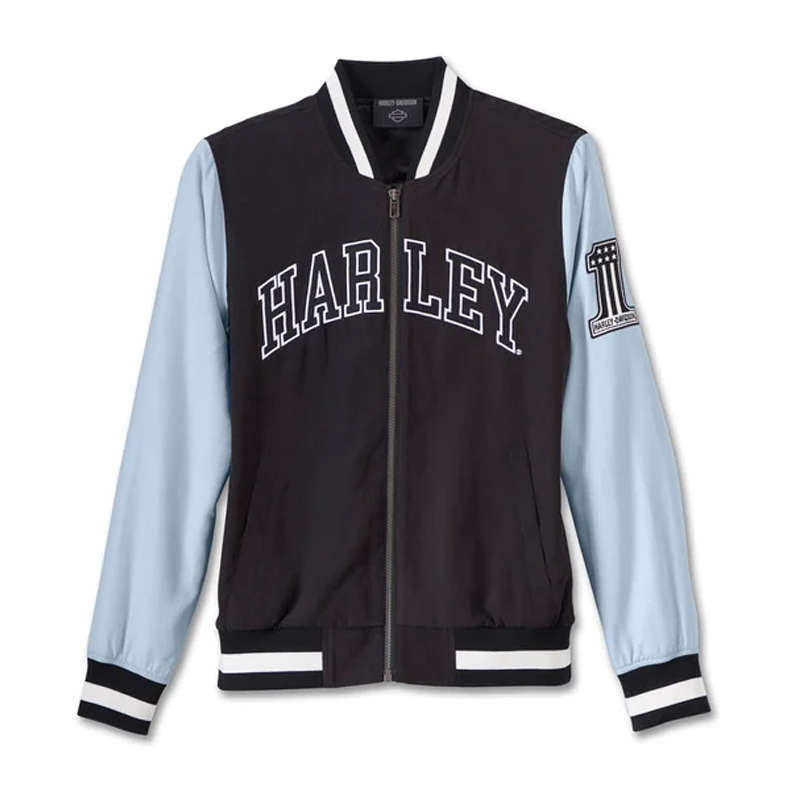 Women's Classic Bar &amp; Shield Bomber Jacket - M