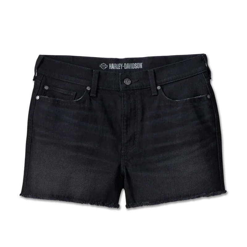 Women's Tour of Duty Black Denim Short - Black Denim - 30