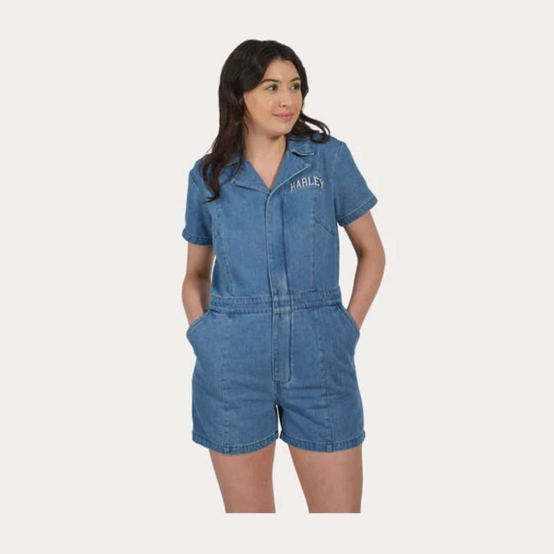 Women's Hero Denim Jumpsuit - XL