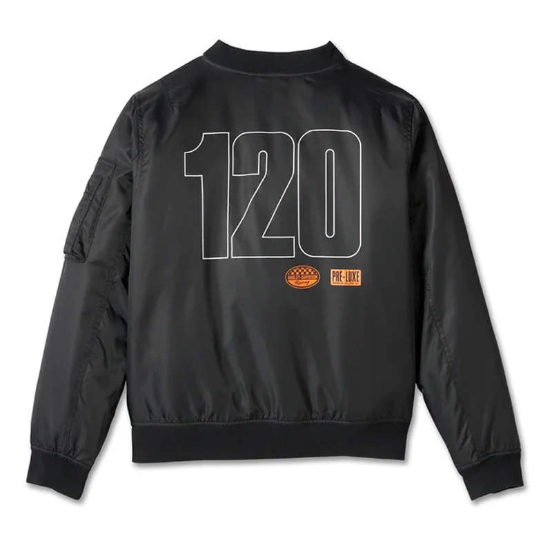 Women's 120th Anniversary Bomber Jacket - Black - L