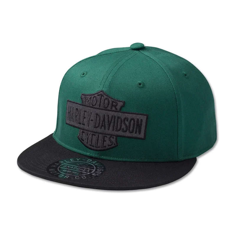 Bar &amp; Shield Snapback Cap Green